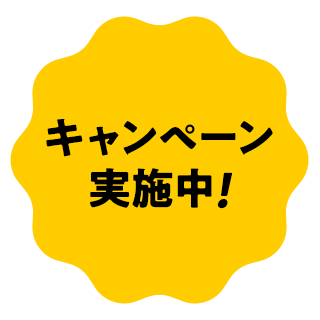 キャンペーン実施中！